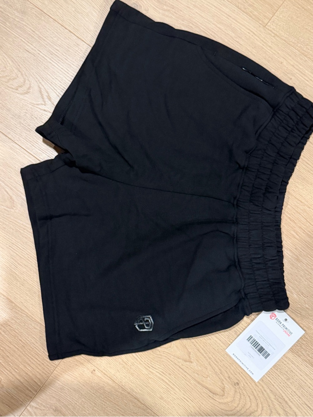Born Primitive Women’s Black Athletic Elastic-Waist Shorts